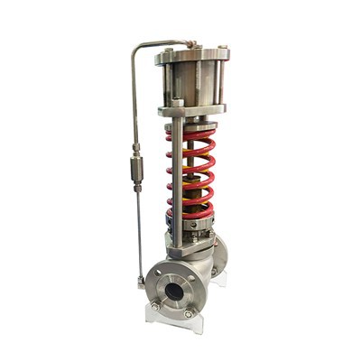 Vanne de commande de pression en acier inoxydable pneumatique